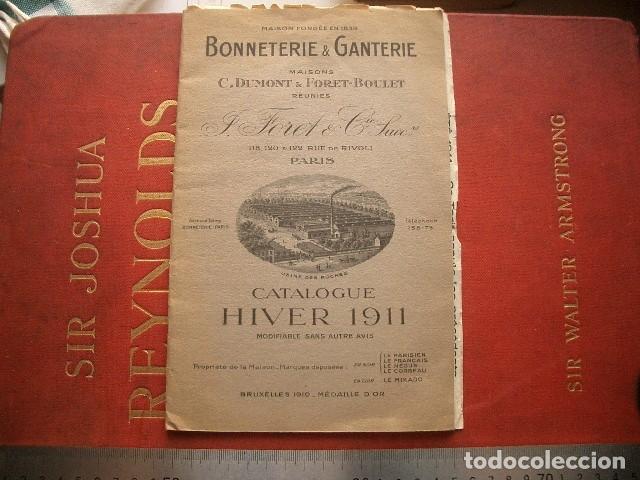 Cataloghi pubblicitari: Cat&aacute;logo de ropa 1911, Bonneterie Ganterie Maison C. Dumont Foret Boulet Hiver 1911, 40pp y hoja de