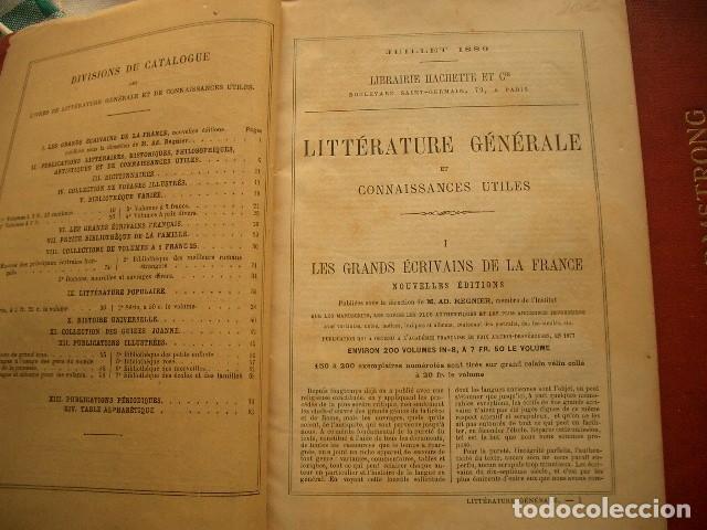 Cat&aacute;logos publicitarios: Cat&aacute;logo de libros Hachette 1880. 96pp. - Foto 3
