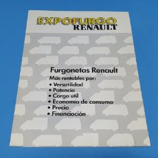 Catálogos publicitarios: ANTIGUO CATÁLOGO - EXPO FURGO- RENAULT. Lote 266507458