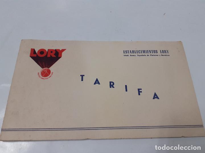 Advertising Catalogs: CAT&Aacute;LOGO TARIFAS LORY FARMACIA DROGUERIA // LISTA PRECIOS