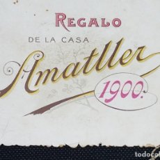 Catálogos publicitarios: REGALO CASA AMATLLER 1900 LIBRETA AGENDA - MÁS DE UN SIGLO A35