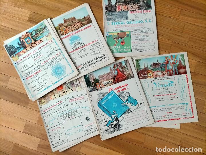Werbekataloge: ANUARIO TELEF&Oacute;NICO 1951 53 LAMINAS ORIGINALES MAPAS PUBLICIDAD ILUSTRACIONES A&Ntilde;OS CINCUENTA VINTAGE