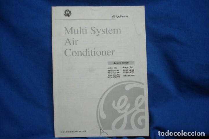Catalogues publicitaires: MANUAL DE USUARIO GENERAL ELECTRIC MULTI SYSTEM AIR CONDITIONER
