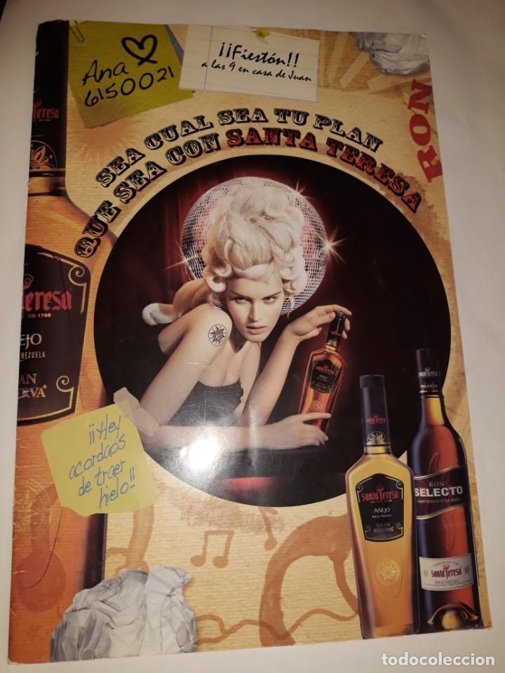 Catalogues publicitaires: CARPETA PUBLICIDAD RON A&Ntilde;EJO SANTA TERESA VENEZUELA FOTO FIEST&Oacute;N CASA JUAN SELECTO HIELO MEDIDAS 31