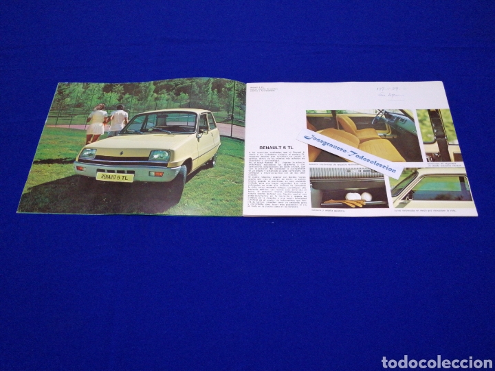 Cat&aacute;logos publicitarios: RENAULT 5 GTL CATALAGO - Foto 3