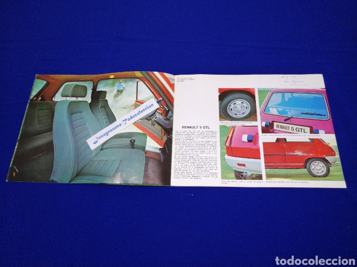 Cat&aacute;logos publicitarios: RENAULT 5 GTL CATALAGO - Foto 5