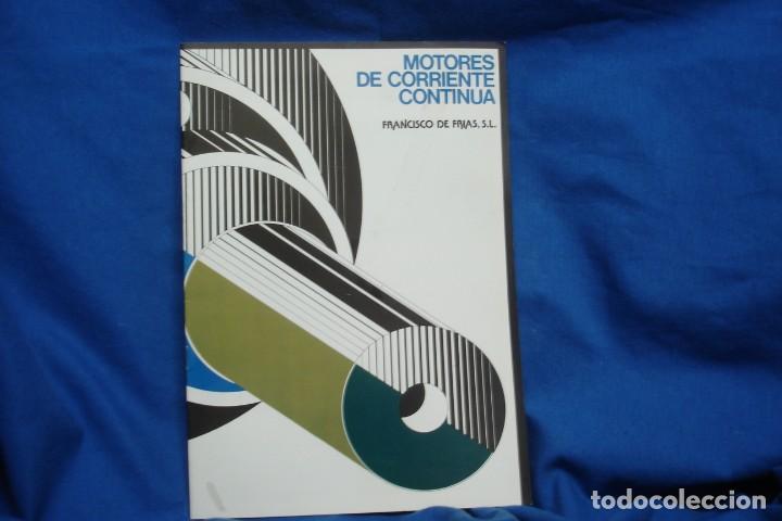 Catalogues publicitaires: MOTORES DE CORRIENTE CONTINUA - FRANCISCO DE FRIAS