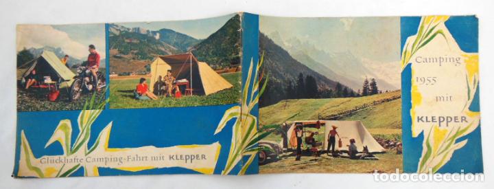 Cat&aacute;logos publicitarios: Folleto : CAMPING 1955 MIT KLEPPER