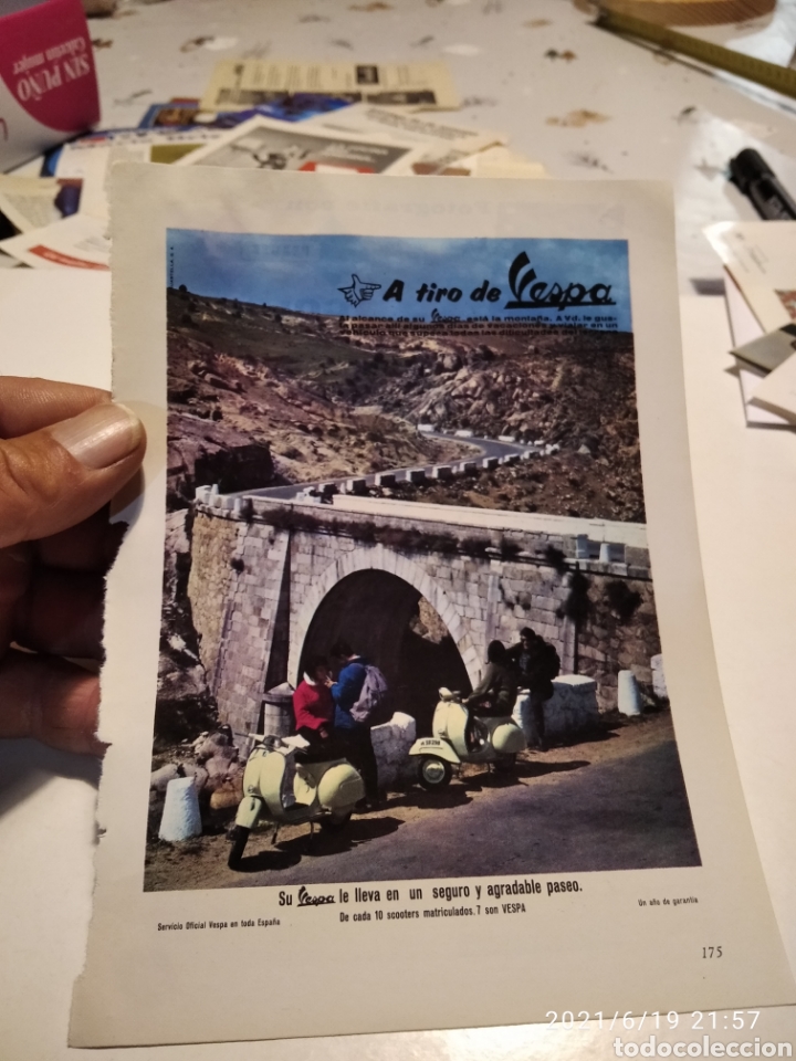 Cat&aacute;logos publicitarios: Publicidad Moto Vespa