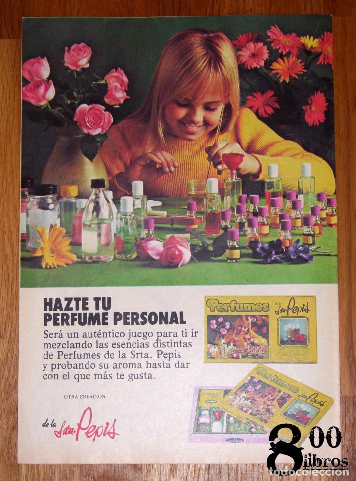 Cat&aacute;logos publicitarios: ANUNCIO - HOJA - PUBLICIDAD. PERFUMES DE LA SRTA. PEPIS : Haz tu perfume personal. - 1976