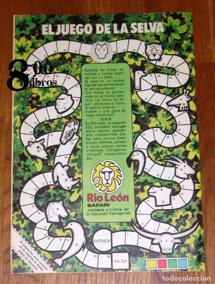 Cat&aacute;logos publicitarios: ANUNCIO - HOJA - PUBLICIDAD. EL JUEGO DE LA SELVA / R&iacute;o Le&oacute;n SAFARI. - 1977