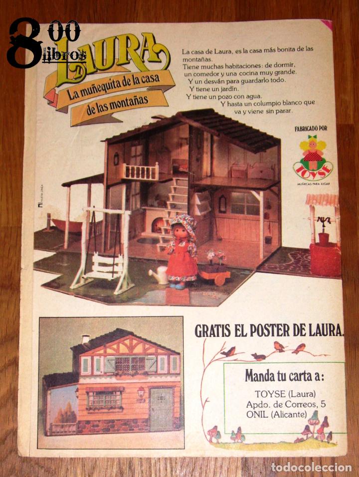 Cat&aacute;logos publicitarios: ANUNCIO - HOJA - PUBLICIDAD. LAURA : La mu&ntilde;equita de la casa de las monta&ntilde;as / fabricado por TOYSE.