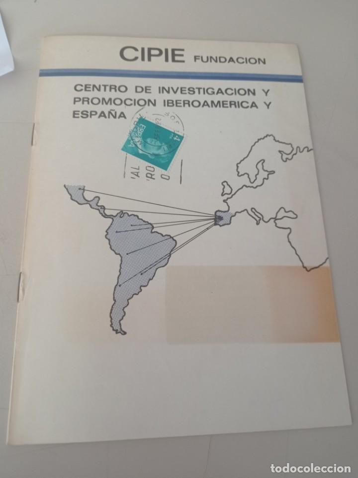 Cat&aacute;logos publicitarios: FOLLETO PRESENTACI&Oacute;N FUNDACI&Oacute;N CIPIE. IBEROAMERICA REF. UR