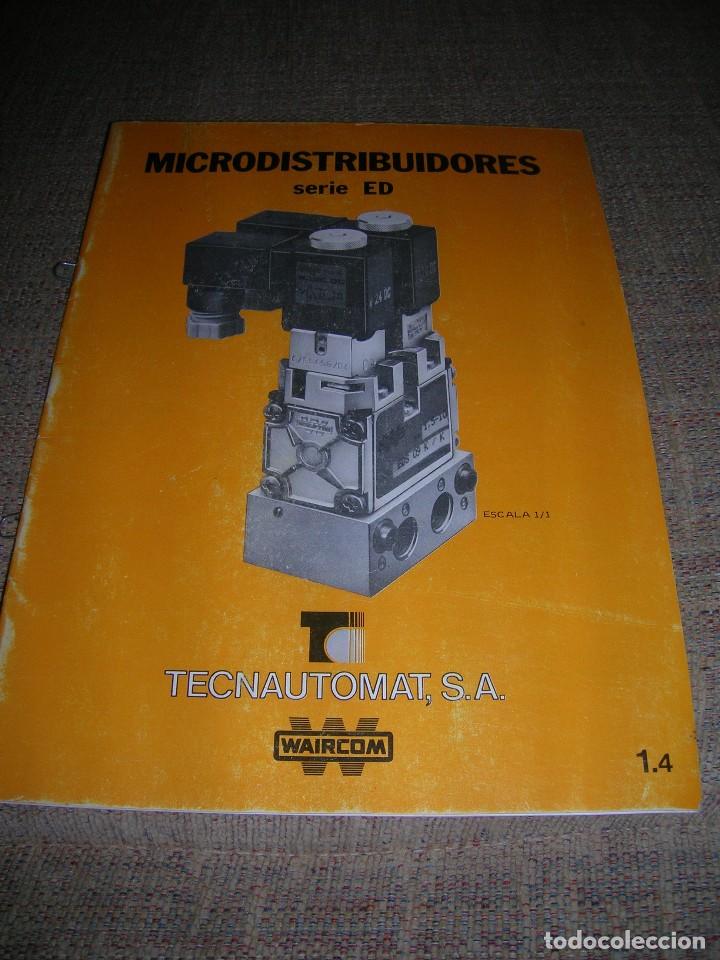 Werbekataloge: Cat&aacute;logo Waircom. Tecnautomat, S. A.. Microdistribuidores serie ED. A&ntilde;os 70.