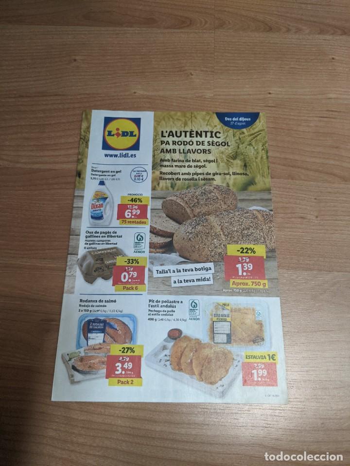 Catalogues publicitaires: FOLLETO LIDL AGOSTO 2020