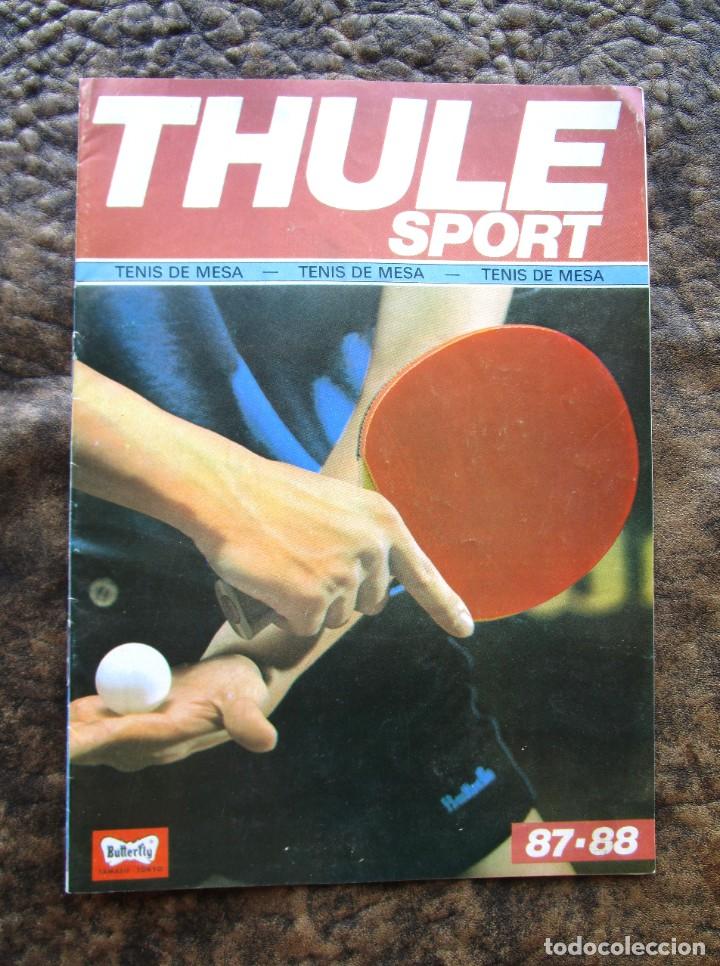 Werbekataloge: antiguo catalogo revista thule sport tenis de mesa a&ntilde;o 1987 1988 butterfly