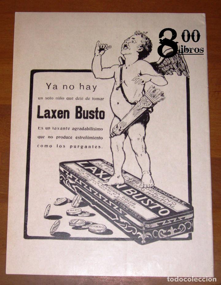 Cat&aacute;logos publicitarios: ANUNCIO - HOJA - PUBLICIDAD. Ya no hay un ni&ntilde;o que deje de tomar LAXEN BUSTO... - 1918