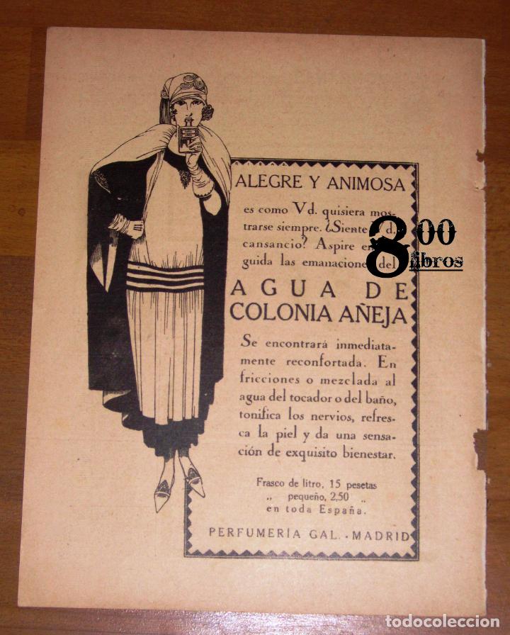 Cat&aacute;logos publicitarios: ANUNCIO - HOJA - PUBLICIDAD. AGUA DE COLONIA A&Ntilde;EJA... / Perfumer&iacute;a Gal ; Pomada Anema Smith...