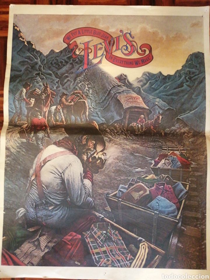Cat&aacute;logos publicitarios: Lamina Levi strauss 1981 - Foto 1
