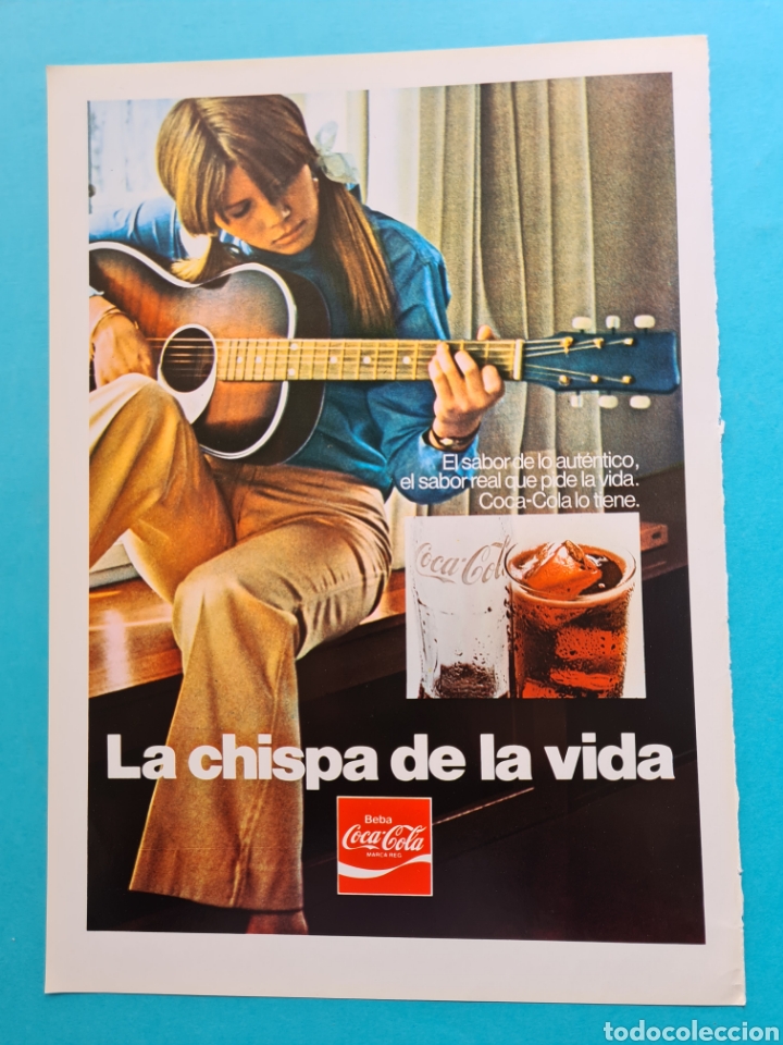 Werbekataloge: COCA COLA + HISTORIA DEL ARTE ED. SALVAT - 1 HOJA CON 2 ANUNCIOS PUBLICITARIOS RECORTE 1971