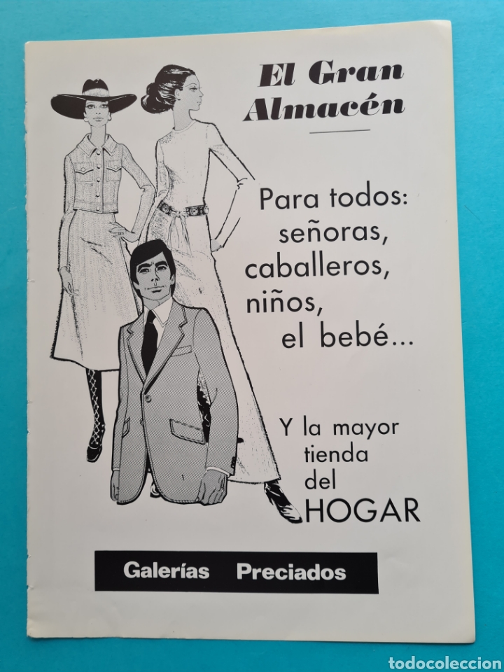 Advertising Catalogs: GALERIAS PRECIADOS + HOGAROTEL10 BARCELONA - 1 HOJA CON 2 ANUNCIOS PUBLICITARIOS RECORTE 1971