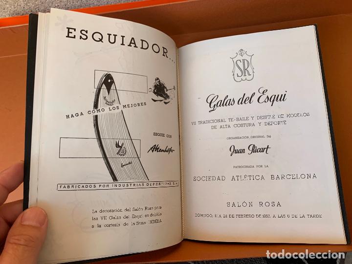 Cat&aacute;logos publicitarios: PROGRAMA GALAS DEL ESQUI 1957 - Foto 7