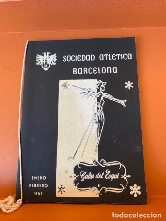 Cat&aacute;logos publicitarios: PROGRAMA GALAS DEL ESQUI 1957 - Foto 1