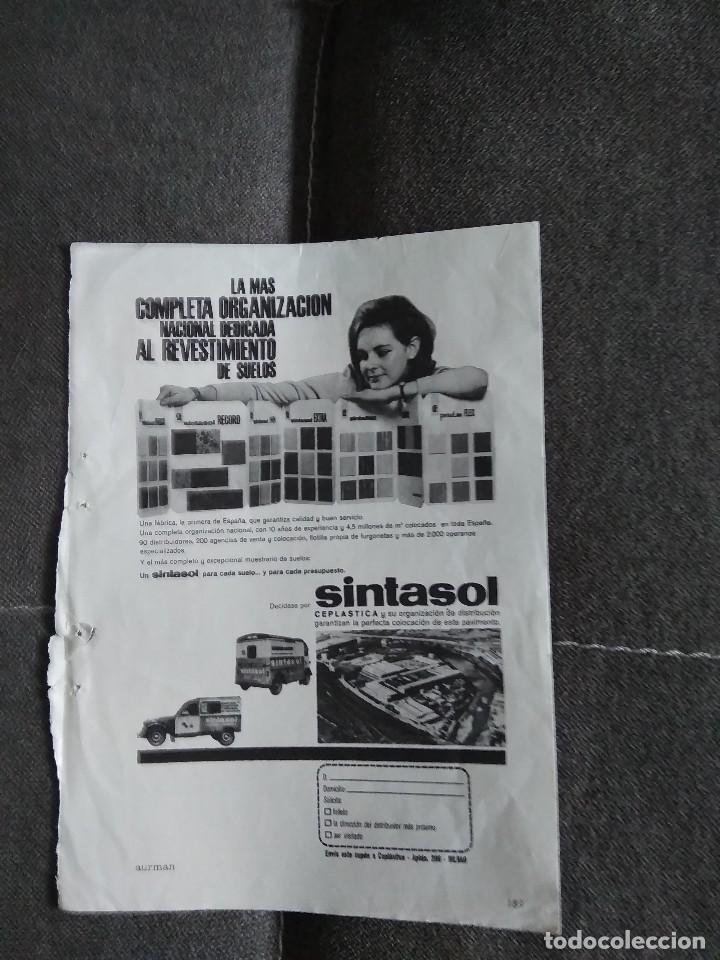 Cat&aacute;logos publicitarios: RECORTE SINTASOL CITROEN FURGONETA 2 CV A&Ntilde;OS 60