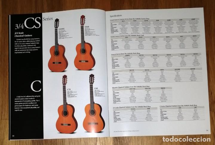 Cat&aacute;logos publicitarios: YAMAHA CLASSICAL GUITARS. CAT&Aacute;LOGO REF. LAG-0005 - Foto 4