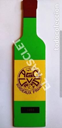 Catalogues publicitaires: PUBLICIDAD FONTAL BOTELLA DE VINO EN ALUMINIO -AGOCUS - BORDEAUX FRANCE - A&Ntilde;O 1991