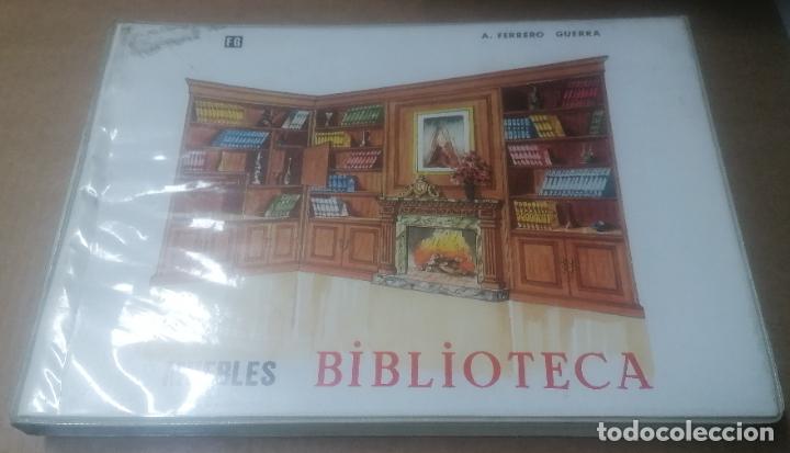 Advertising Catalogs: A. Ferrero Guerra, Cat&aacute;logo de muebles. Biblioteca, Pamplona