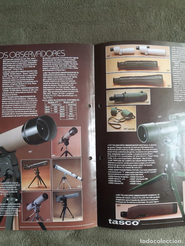Cat&aacute;logos publicitarios: CATALOGO TELESCOSPIOS TASCO - Foto 2