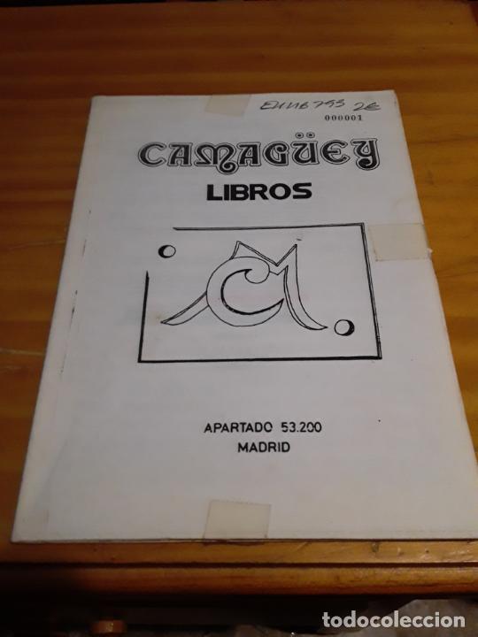 Werbekataloge: CATALOGO CAMAGUEY LIBROS. MADRID.