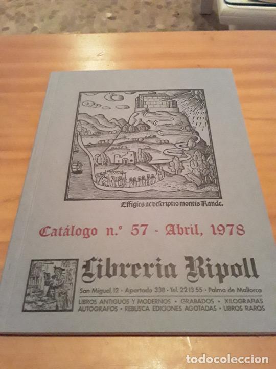 Werbekataloge: LIBRERIA RIPOLL. CATALOGO NUM.57. ABRIL 1978