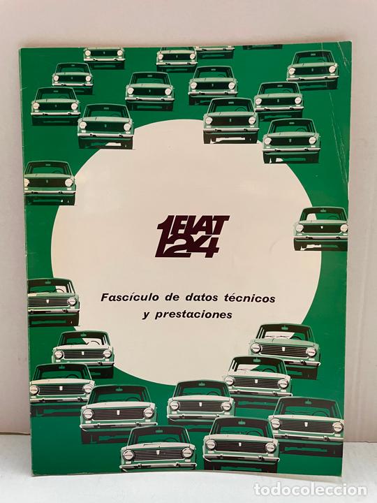 Cat&aacute;logos publicitarios: CATALOGO FIAT 124 A&Ntilde;OS 70