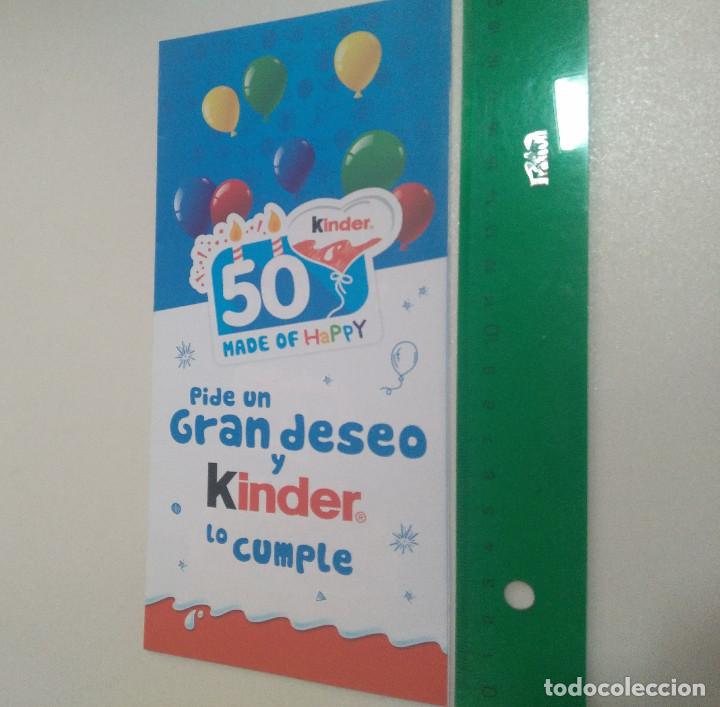 Cat&aacute;logos publicit&aacute;rios: folleto kinder 50 aniversario publicitario promocional triptico cumplea&ntilde;os