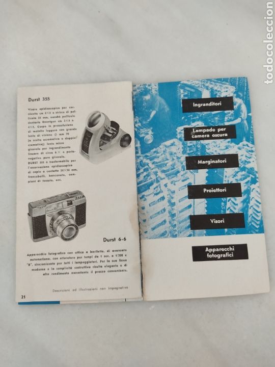 Cat&aacute;logos publicitarios: Antiguo catalogo Durst Mayo 1958 - Foto 4