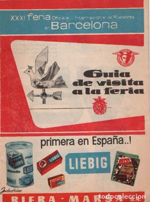 Catalogues publicitaires: Guia de visitas de la Feria de Muestras de Barceloan del a&ntilde;o 1963