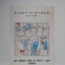Catálogos publicitarios: PUBLICIDAD EDITORIAL ALMAX. PLANOS DE BILBAO Y SANTIAGO COMPOSTELA, 1960 APROX.. Lote 334593293