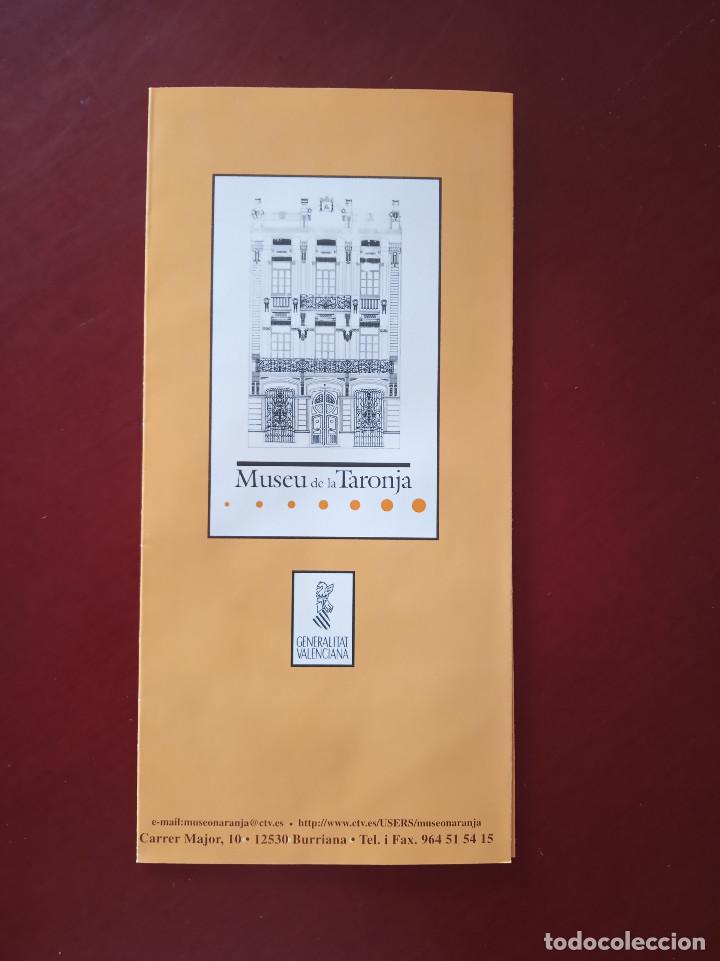 Cat&aacute;logos publicitarios: catalogo guia museu de la taronja burriana castellon