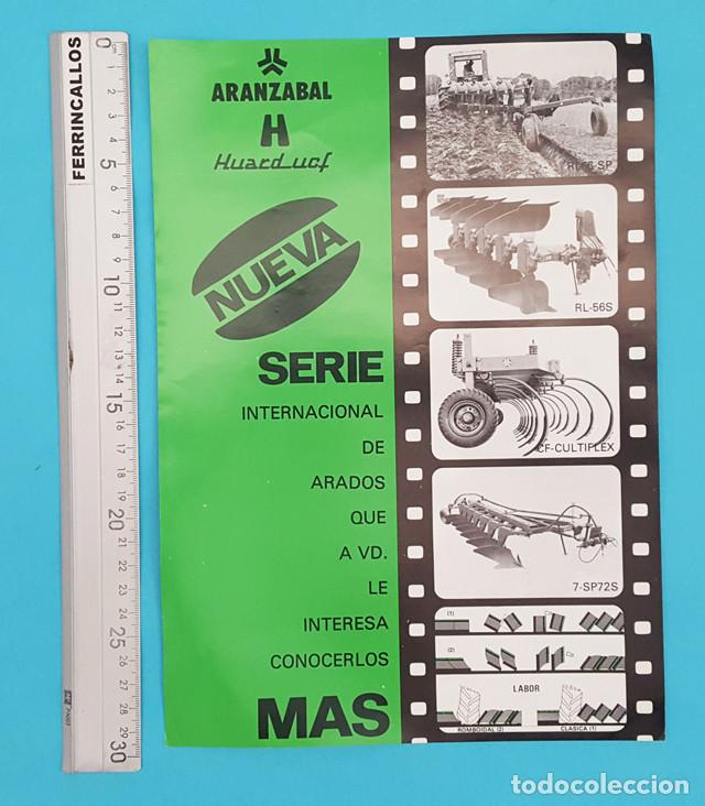 Werbekataloge: FOLLETO PUBLICIDAD MAQUINARIA AGRICOLA: ARADOS ARANZABAL VITORIA 1979