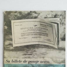 Catálogos publicitarios: LIBRO DE LA COMPAÑÍA AÉREA ALEMANA LUFTHANSA. AÑO 1937.. Lote 289311868