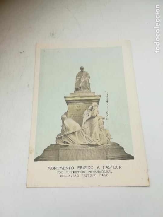 Catalogues publicitaires: PUBLICIDAD HISTOGENOL. IMAGEN DE MONUMENTO ERIGIDO A PASTEUR EN PAR&Iacute;S. VER INTERIOR