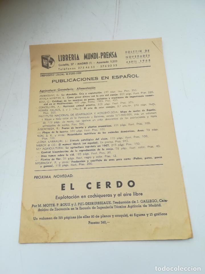 Catalogues publicitaires: LIBRER&Iacute;A MUNDI-PRENSA. 1968. BOLET&Iacute;N DE NOVEDADES. VER INTERIOR.