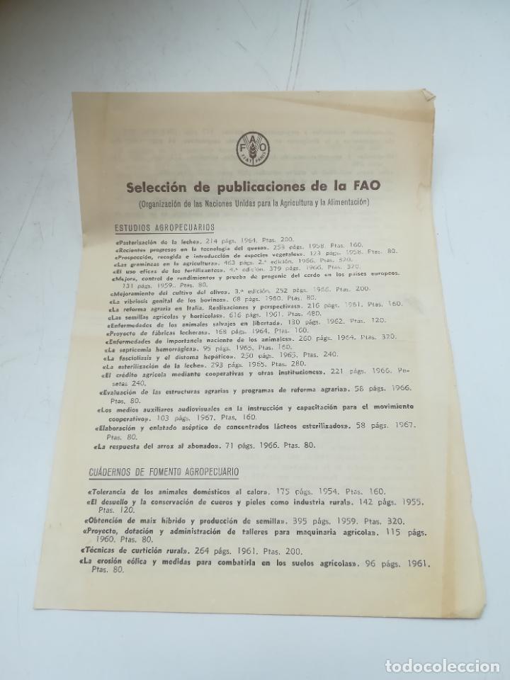 Catalogues publicitaires: SELECCI&Oacute;N DE PUBLICACIONES DE LA FAO. LIBRER&Iacute;A MUNDI-PRENSA. 1968. VER