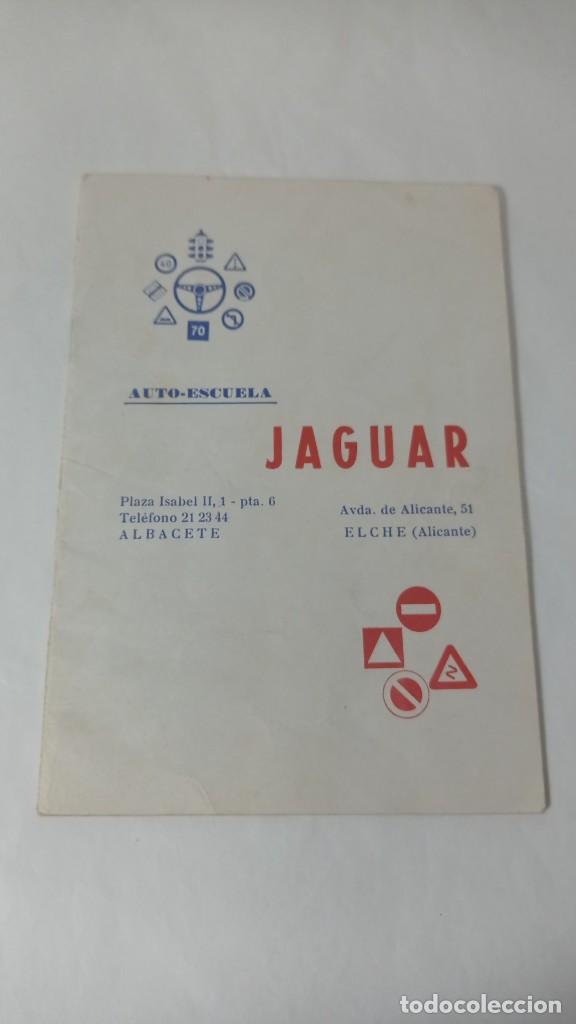 Cat&aacute;logos publicitarios: Autoescuela Jaguar Elche libreto