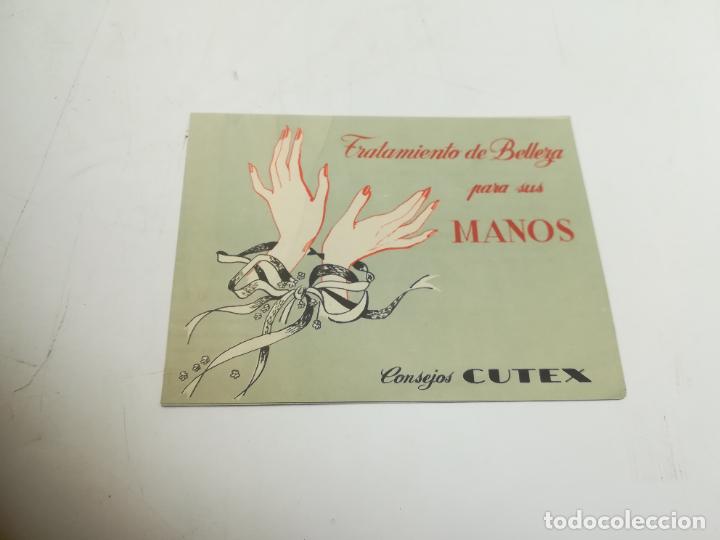 Catalogues publicitaires: PUBLICIDAD CUTEX. TRATAMIENTO DE BELLEZA PARA SUS MANOS. CONSEJOS. VER