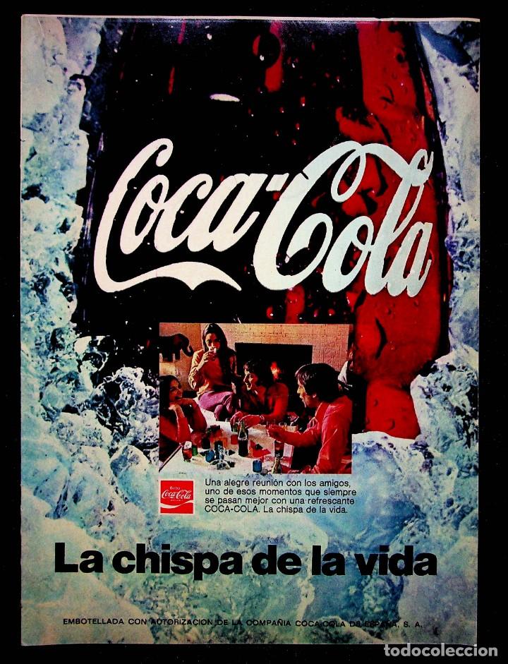 Catalogues publicitaires: PUBLICIDAD ANTIGUA. COCA-COLA. LA CHISPA DE LA VIDA. ROCA. 1973.