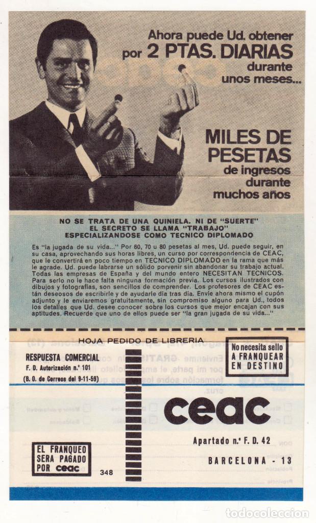 Cat&aacute;logos publicit&aacute;rios: CEAC - RESPUESTA COMERCIAL - PERFECTO ESTADO