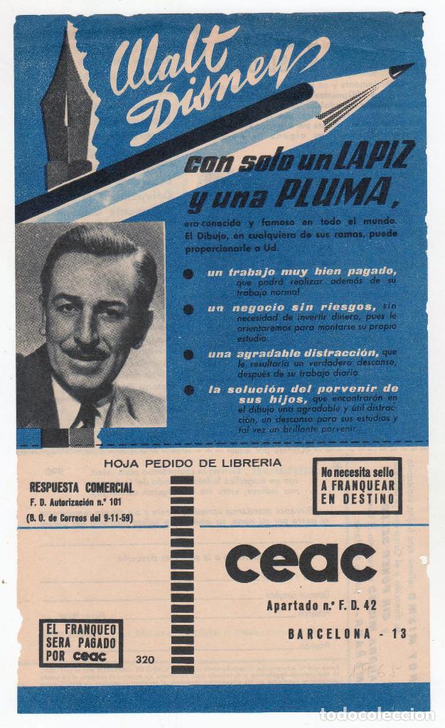 Cat&aacute;logos publicitarios: CEAC - HOJA PEDIDO DE LIBRER&Iacute;A - Foto 2